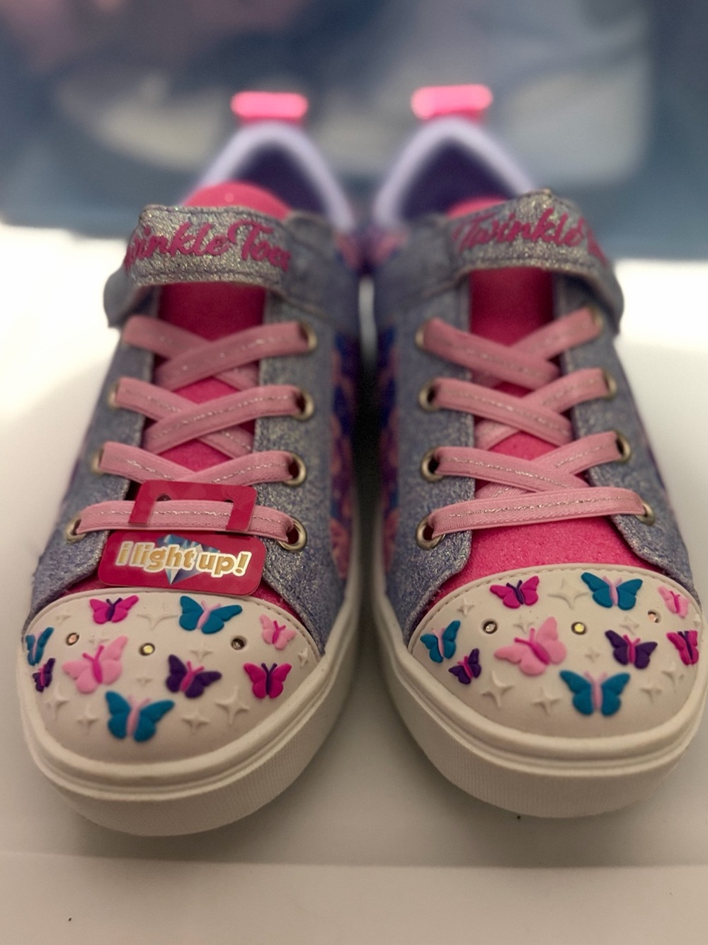 Skechers Kids Butterfly Sneakers in Purple & Pink NWOT